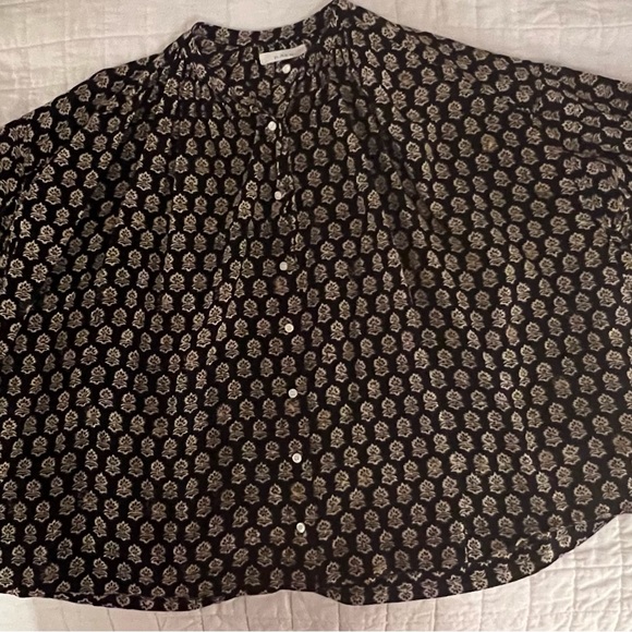 Doen Black and White Floral Blouse - Picture 2 of 8